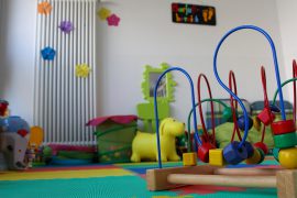 Spielecke im Kindercafé